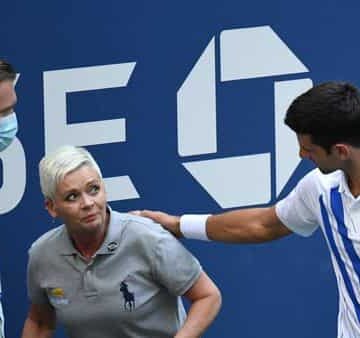 Novak Djokovic out of US Open after hitting line judge with ball