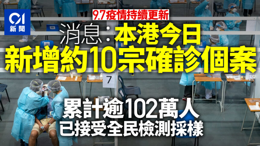 新冠肺炎．最新｜消息：增約10宗確診一名伊院病人去世累計98死