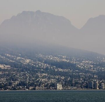 Skies hazy over much of southern B.C. as smoke from U.S. wildfires creeps north