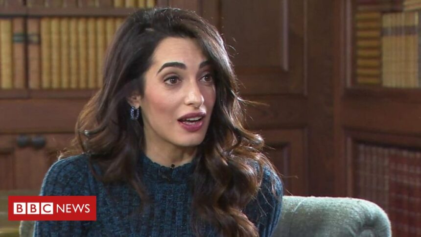 Brexit: Amal Clooney quits government envoy role over law break plan