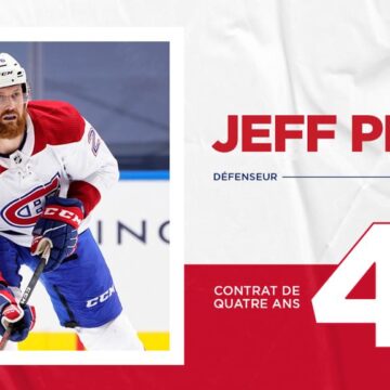 Canadiens sign defenseman Jeff Petry to a four-year contract extension