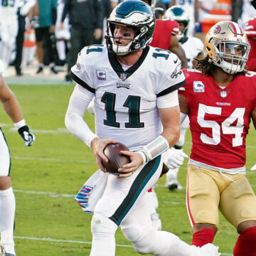 Eagles vs. 49ers score: Carson Wentz, Philly defense step up to upset San Francisco and take NFC East lead