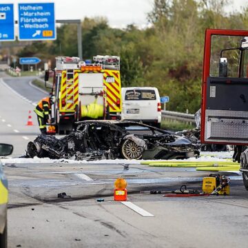 Lamborghini sichergestellt:Polizei fahndet nach Unfallfahrer von A66