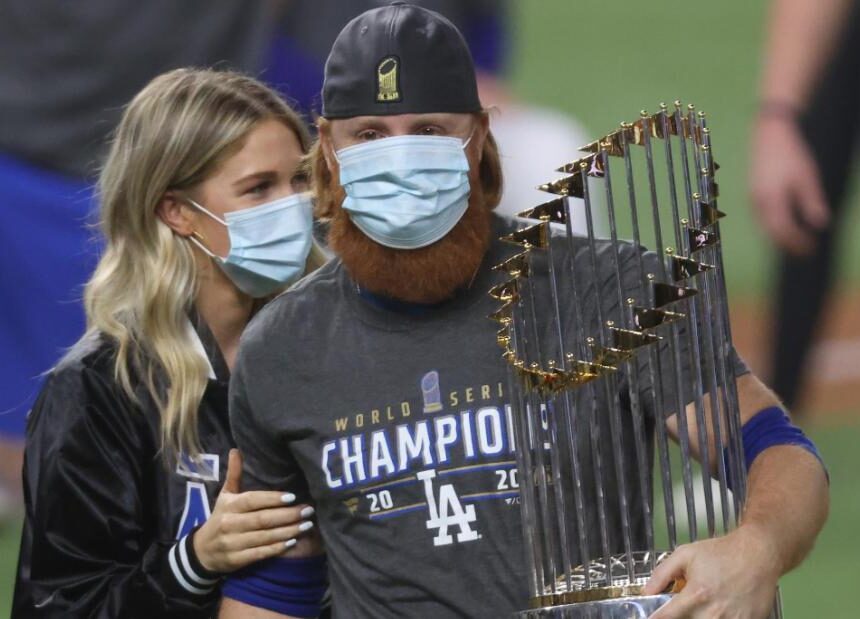 Los Angeles Dodgers’ Justin Turner pulled mid-game during World Series win after positive Covid-19 test