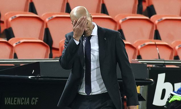 Zinedine Zidane admits ‘there’s no excuse for how we defended today’ after Real Madrid defeat