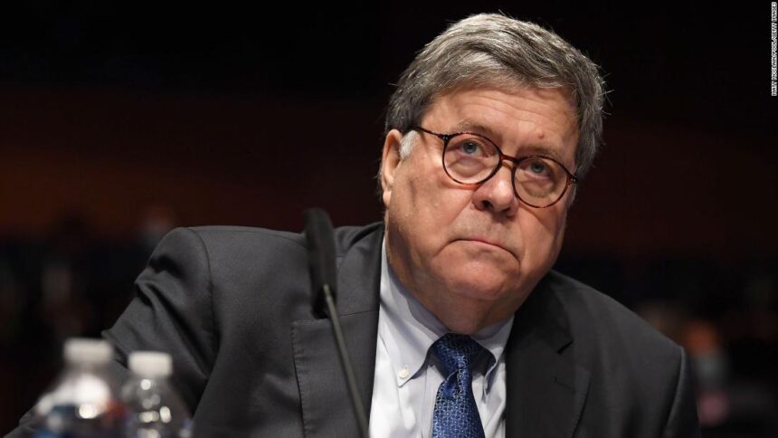 William Barr says there is no evidence of widespread fraud in presidential election