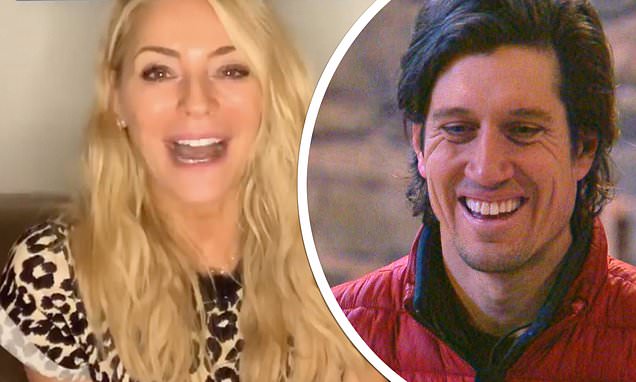 Tess Daly can’t control her excitement as she celebrates Vernon Kay making I’m A Celebrity FINAL
