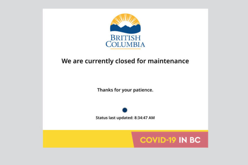 UPDATE: B.C.’s COVID-19 vaccine booking back up after maintenance