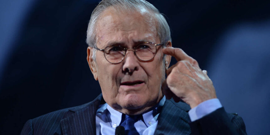 Donald Rumsfeld, ancien secrétaire à la défense sous George W. Bush, est mort