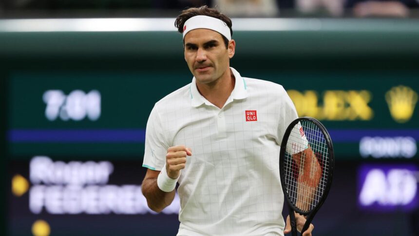 Federer voor zevende keer op rij naar kwartfinales op Wimbledon