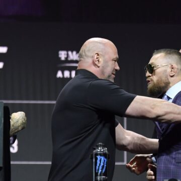 Conor McGregor erupts with name-calling at UFC 264 press conference, but Dustin Poirier appears to win war of…