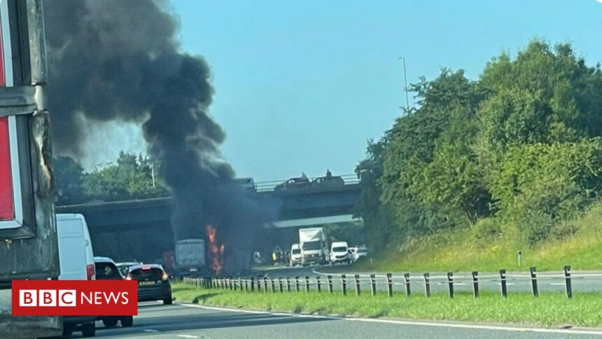 Durham A1 crash: Motorway to stay closed as police fear deaths