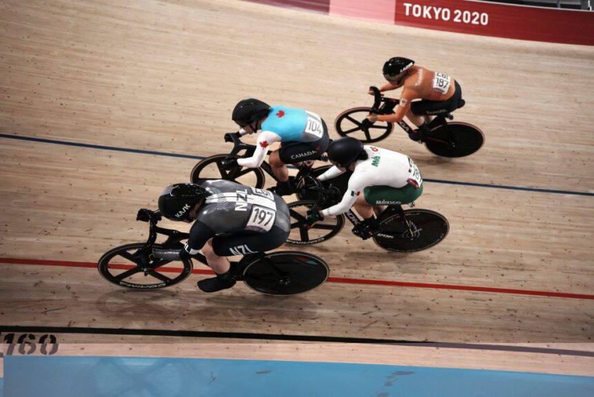 Canadian Genest wins bronze medal in women’s track cycling event