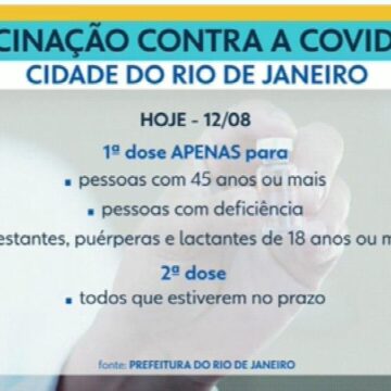 RJ vai receber 407 mil doses, mas Rio só retoma vacinação por idade nesta sexta-feira