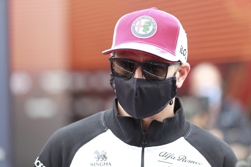 Raikkonen test positief op corona, mist Dutch GP