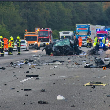 A5/Frankfurt: Vier Tote nach Unfall-Drama in Hessen