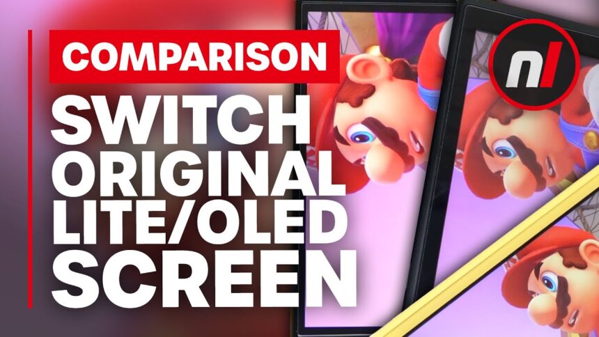 Nintendo Switch OLED Screen Comparison