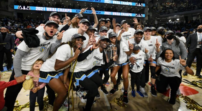 Sky win first WNBA title after rallying to beat Mercury in Game 4