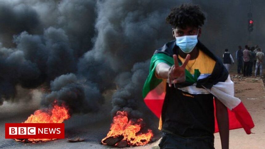 Sudan coup: Seven protesters killed and dozens injured