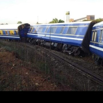 Empty Blue Train derails in Germiston, no injuries reported
