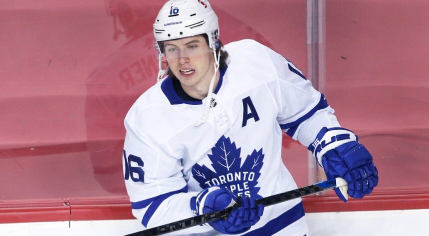 Mitch Marner out of Maple Leafs’ lineup vs. Wild on Saturday