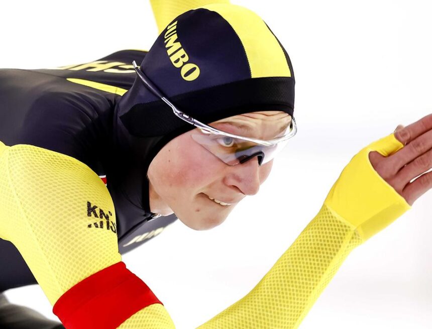 N’tab nipt sneller dan Verbij bij eerste 500 meter van OKT, Otterspeer valt