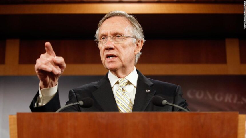 Harry Reid, a longtime US senator from Nevada and former Democratic leader, dies at 82