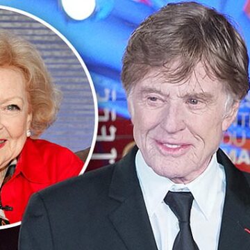 Betty White’s crush Robert Redford pays tribute to the legendary comic actress after her death at 99
