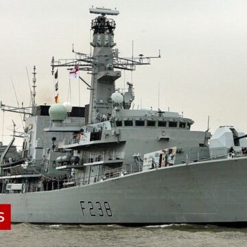 Russian submarine hit Royal Navy warship sonar in North Atlantic