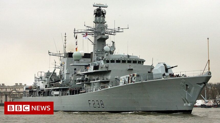 Russian submarine hit Royal Navy warship sonar in North Atlantic