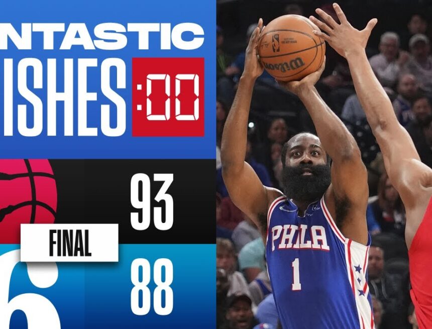 Final 1:21 WILD ENDING 76ers vs Raptors