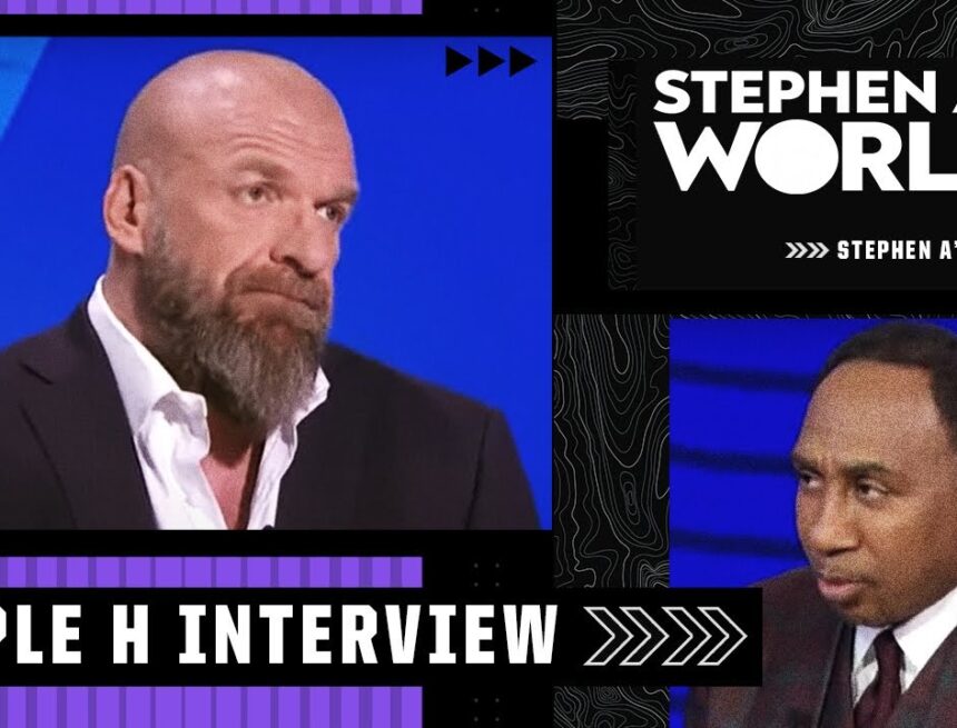 Triple H tells Stephen A. about a serious health scare & his future in the WWE
