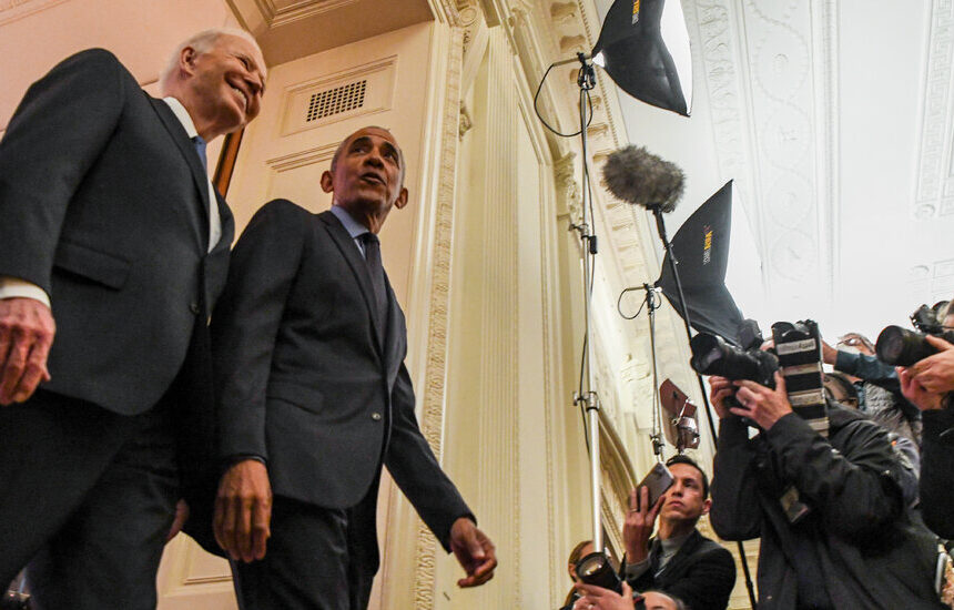 With a Few Jokes, Biden and Obama Revisit the ‘Good Old Days’ With a Few Jokes, Biden and Obama Revisit the ‘Good Old Days’
