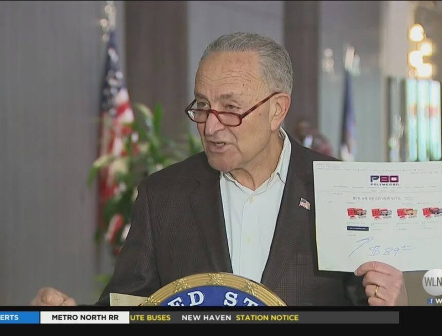 Sen. Chuck Schumer calls on Biden administration to crack down on ghost guns Sen. Chuck Schumer calls on Biden administration to crack down on ghost guns
