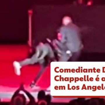 Comediante Dave Chappelle é atacado no palco; veja vídeo
