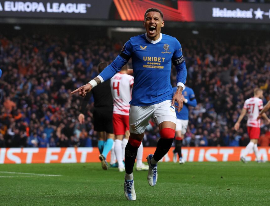 Europa League: RB Leipzig verliert das Rückspiel bei den Glasgow Rangers und scheidet im Halbfinale aus Europa League: RB Leipzig verliert das Rückspiel bei den Glasgow Rangers und scheidet im Halbfinale aus