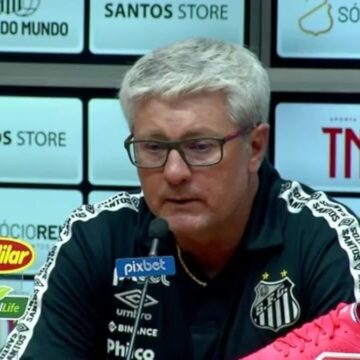 Odair Hellmann mostra alívio com vitória do Santos e brinca: “Vou tomar um venenoso”