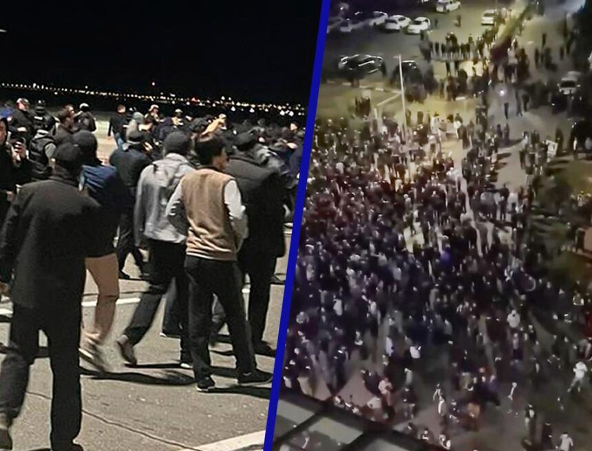 Twintig gewonden bij pro-Palestijnse bestorming op Russische luchthaven Twintig gewonden bij pro-Palestijnse bestorming op Russische luchthaven