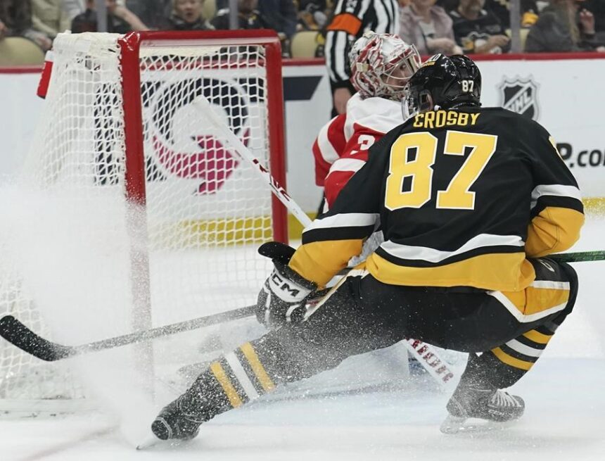 Penguins improve playoff chances with 6-5 OT win over Detroit