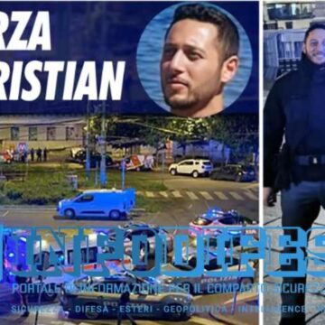 Il viceispettore Christian Di Martino è stato ferito con tre coltellate alla schiena da un 37enne marocchino. Pm, l’aggressore è estremamente pericoloso
