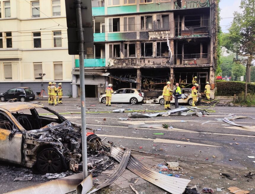 Nach Kiosk-Explosion: Anwohner in Düsseldorf sind schockiert