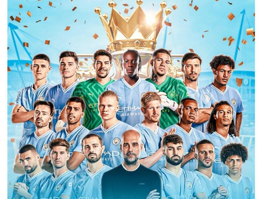 Premier League : Manchester City s’adjuge un 4e sacre consécutif , H24info