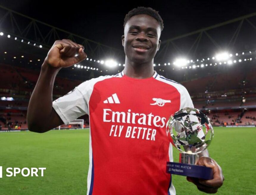 Bukayo Saka: ‘He is an incredible person’