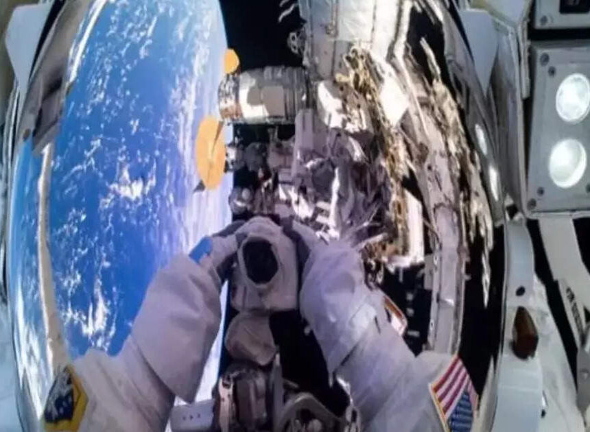 NASA’s Sunita Williams captures ‘ultimate’ spacewalk selfie 423 km above Earth, internet declares her winner
