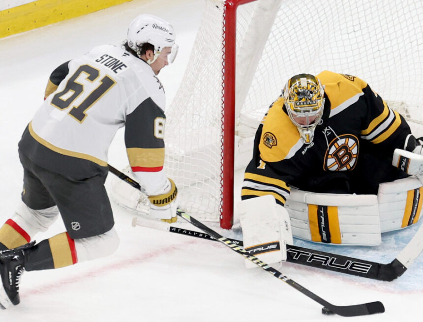 NHL Roundup: Hertl’s late goal lifts Golden Knights to win over Bruins