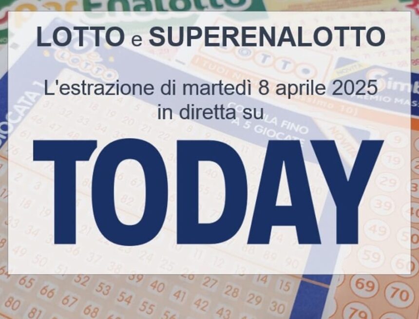 Estrazioni Lotto e SuperEnalotto di oggi, martedì 8 aprile 2025: numeri vincenti e quote