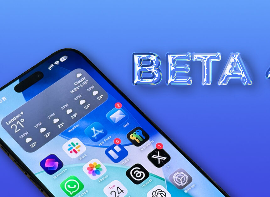 Apple Releases iOS 26 Beta 4 With Enhanced ‘Liquid Glass’ Animations Apple Releases iOS 26 Beta 4 With Enhanced ‘Liquid Glass’ Animations