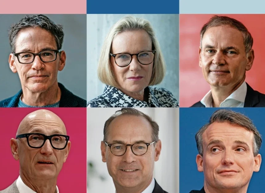 Top-Ten-Verdiener aus dem Dax