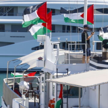 Cinque barche Flotilla per Gaza rientrate a Barcellona