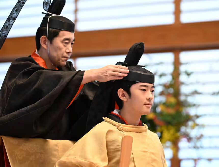 Prince Hisahito, Second in Line to the Throne, Marks Coming-of-Age at Imperial Palace